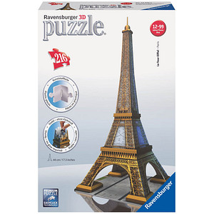 4005556125562 - Ravensburger 3D Puzzle Eiffelturm 216 Teile