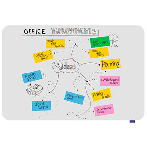 8713797108492 - Whiteboard Essence für die Wandmontage im Querformat B 1500 x H 1000 mm Stahl weiß emailliert magnethaftend inkl Befestigungsmaterial 8713797108492 - Whiteboard Essence für die Wandmontage im Querformat B 1500 x H 1000 mm Stahl weiß emailliert magnethaftend inkl Befestigungsmaterial