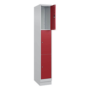 4066681682412 - Schließfachschrank Classic PLUS lichtgrau rubinrot 080020-103 S10001 3 Schließfächer 300 x 500 x 1950 cm 4066681682412 C+P- 4066681682412 - Schließfachschrank Classic PLUS lichtgrau rubinrot 080020-103 S10001 3 Schließfächer 300 x 500 x 1950 cm 4066681682412 C+P-