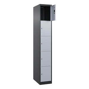 4068427572995 - Schließfachschrank Classic Plus schwarzgrau weißaluminium 080000-105 S10032 5 Schließfächer 300 x 500 x 1850 cm 40684275729 4068427572995 - Schließfachschrank Classic Plus schwarzgrau weißaluminium 080000-105 S10032 5 Schließfächer 300 x 500 x 1850 cm 40684275729