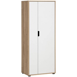 4027181124567 - Aktenschrank Emmik Emmik 702041 weiß eiche 3 Fachböden 621 x 410 x 1636 cm 4027181124567 - Aktenschrank Emmik Emmik 702041 weiß eiche 3 Fachböden 621 x 410 x 1636 cm