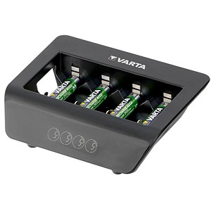 4008496988334 - Batterieladegerät LCD Universal Charger für 4 x Mignon AA Micro AAA C D oder 1 x 9 V Akku 1 x USB LCD-Anzeige