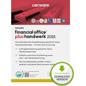 LEXWARE financial office plus handwerk 2025 Software Vollversion (Download-Link)