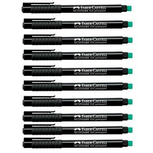 10 FABER-CASTELL MULTIMARK 1513 Folienstifte schwarz 0,6 mm permanent 10 FABER-CASTELL MULTIMARK 1513 Folienstifte schwarz 0,6 mm permanent