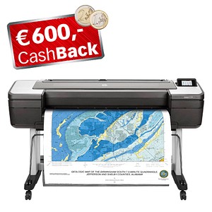 AKTION: HP DesignJet T1700dr PS 1118 mm (44 Zoll) Plotter mit CashBack