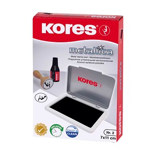 9023800715548 - Stempelkissen METALLICA (B)110 x (T)70 mm schwarz