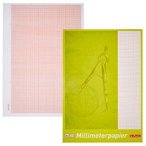 herlitz Millimeterblock DIN A4 Millimeter, 1 St.
