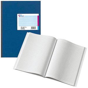 KÖNIG & EBHARDT Geschäftsbuch DIN A4 liniert, blau Softcover 192 Seiten