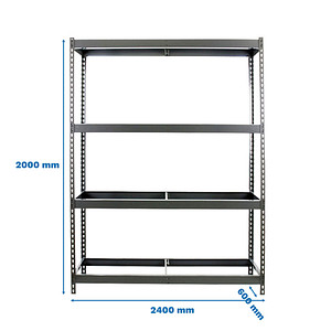 8435104975961 - Schwerlastregal SIMONFORTE 8435104975961 grau 2400 x 600 x 2000 cm 8435104975961 Simonrack 8435104975961 - Schwerlastregal SIMONFORTE 8435104975961 grau 2400 x 600 x 2000 cm 8435104975961 Simonrack