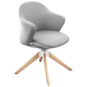 4049694007755 - Schalenstuhl seflair FR-820 113 hellgrau Stoff 1 St