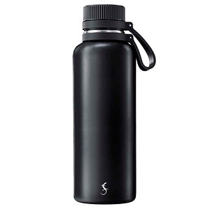 LURCH Isolierflasche Outdoor schwarz 1,0 l, 1 St.