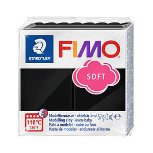 4006608809898 - Fimo Soft 8020-9 Modelliermasse 57g schwarz 4006608809898 57 Gramm