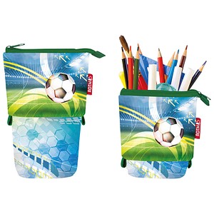 4028279135038 - Schlampermäppchen Fußball blaugrün 4028279135038 Roth