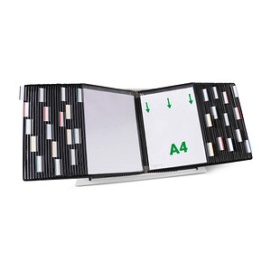 tarifold Sichttafelsystem 434507 DIN A4 schwarz mit 50 St. Sichttafeln