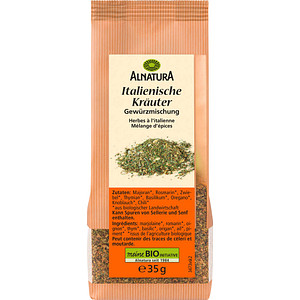 4104420028326 - Italienische Kräuter Bio-Kräuter 350 g 4104420028326 ALNATURA 35 Gramm 4104420028326 - Italienische Kräuter Bio-Kräuter 350 g 4104420028326 ALNATURA 35 Gramm