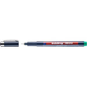 4004764043880 - edding 1800 Marker Extra Fein Rundspitze 025 mm Grün Wasserbeständig 4004764043880 - edding 1800 Marker Extra Fein Rundspitze 025 mm Grün Wasserbeständig