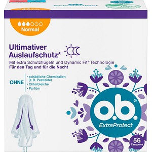 3574661577845 - Tampons ExtraProtect Normal für mittlere bis stärkere Tage 3574661577845 56 Stück 3574661577845 - Tampons ExtraProtect Normal für mittlere bis stärkere Tage 3574661577845 56 Stück
