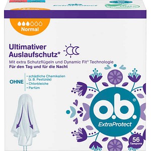3574661577845 - Tampons ExtraProtect Normal für mittlere bis stärkere Tage 3574661577845 56 Stück