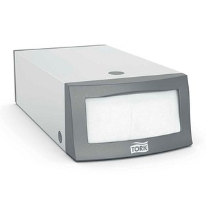 TORK Serviettenspender Counterfold N1 271600 aluminium, grau Metall, 1 St.