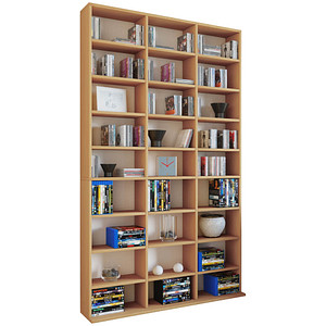 VCM my home Bücherregal Megosa Maxi buche 102,0 x 23,0 x 180,0 cm