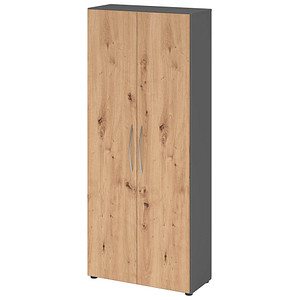 4032062305317 - Aktenschrank 4100 V4100GRBM grafit asteiche 4 Fachböden 800 x 346 x 1880 cm 4032062305317 HAMMERBACHER 4032062305317 - Aktenschrank 4100 V4100GRBM grafit asteiche 4 Fachböden 800 x 346 x 1880 cm 4032062305317 HAMMERBACHER