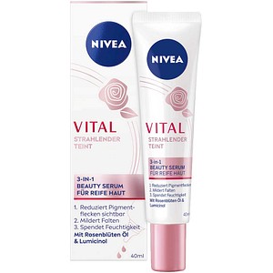 4006000043401 - NIVEA VITAL STRAHLENDER TEINT 3-in-1 BEAUTY SERUM Gesichtsserum 400 ml