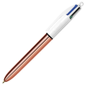 3086123636910 - BIC 4 Colours Shine Einziehbar Kugelschreiber Mehrfarbig 04 mm Mittel Kugelschreiber Nachfüllbar