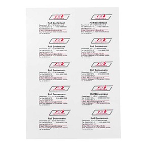 4250504527343 - Universalfolie OPTIRUB140 A4 für Inkjetdrucker S W-Laserdrucker Farb-Laserdrucker S W-Kopierer Farb-Kopierer 014mm wei  100 Stück