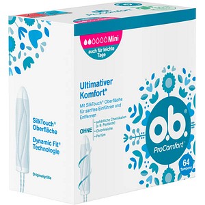 3574661582481 - Tampons ProComfort Mini Größe Mini für leichte Tage 3574661582481 64 Stück 3574661582481 - Tampons ProComfort Mini Größe Mini für leichte Tage 3574661582481 64 Stück