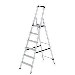 4031405112261 - MUNK Günzburger Steigtechnik Guenzburger Steigtechnik 11226 Aluminium Stufen-Stehleiter Arbeitshöhe (max) 35 m Silber 8 kg 4031405112261 - MUNK Günzburger Steigtechnik Guenzburger Steigtechnik 11226 Aluminium Stufen-Stehleiter Arbeitshöhe (max) 35 m Silber 8 kg