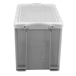 5060321920130 - Aufbewahrungsbox 19TSMK 19 Liter mit Deckel für A4 Hängemappen außen 395x255x290mm Kunststoff grau transparent 5060321920130