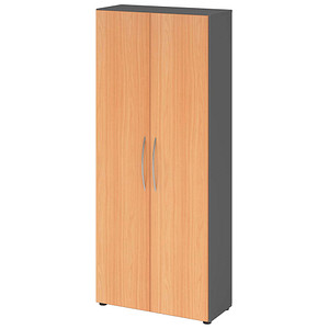 4032062305294 - HAMMERBACHER Aktenschrank 4100 V4100 G 6 BM grafit buche 4 Fachböden 800 x 346 x 1880 cm 4032062305294 - HAMMERBACHER Aktenschrank 4100 V4100 G 6 BM grafit buche 4 Fachböden 800 x 346 x 1880 cm