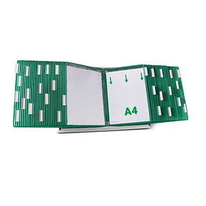 tarifold Sichttafelsystem 434605 DIN A4 grün mit 60 St. Sichttafeln