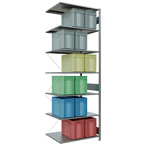 4004514222398 - Regal MULTIplus150 12587 Anbau 3000x1000x800mm 7Böden vz 4004514222398 SCHULTE