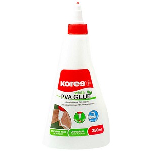 9023800758262 - Bastelkleber whiteGLUE lösungsmittelfrei 250 g weißer Leim mit Dosierkappe trocknet transparent - 1 Stück (K75826)