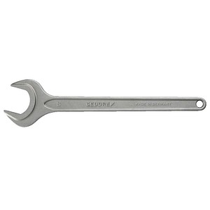 4010886657720 - Einmaulschlüssel 894 Schlüsselweite 55 mm Länge 459 mm stahlgrau mit Aufhängeloch - Gedore