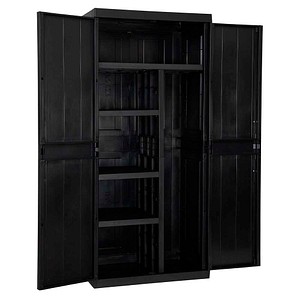 PAPERFLOW Lagerschrank GMEUC2.01 MEGA, GMEUC2.01 schwarz 6 Fachböden 89,0 x 54,0 x 190,0 cm