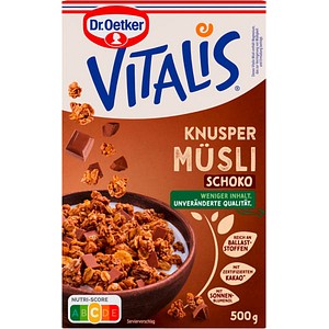 4000521040680 - Vitalis Knuspermüsli Schoko Müsli 5000 g 4000521040680 500 Gramm 4000521040680 - Vitalis Knuspermüsli Schoko Müsli 5000 g 4000521040680 500 Gramm