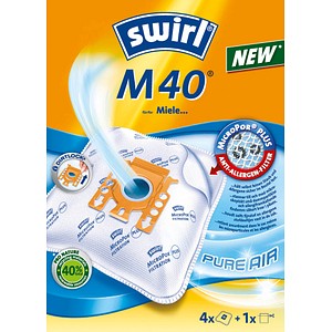 4 swirl® MicroPor® Plus M 40 Staubsaugerbeutel