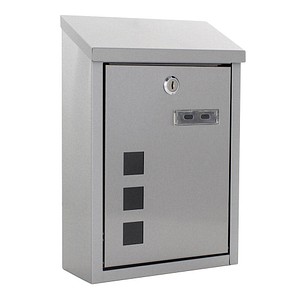 9006072109598 - Briefkasten Casa Inox silber 9006072109598 ROTTNER