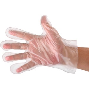 0089336806074 - Einweghandschuhe *00632 transparent Größe 9   L HPE 0089336806074 100 Stück