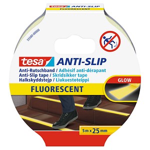 tesa Anti-Rutsch-Band Fluoreszent natur 25,0 mm x 5,0 m