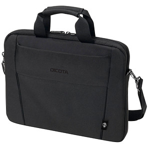 DICOTA Laptoptasche Eco Slim Case BASE Kunstfaser schwarz D31308-RPET bis 39,6 cm (15,6 Zoll)
