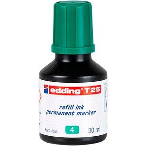 Edding Nachfüllfarbe T25 für Permanentmarker grün 4004764023899 Edding 30 Milliliter