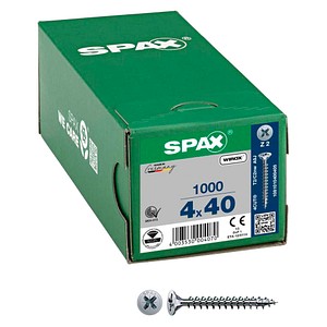 4003530004070 - Universalschraube 4 x 40 mm 1000 Stück Vollgewinde Senkkopf Kreuzschlitz Z2 4CUT WIROX - 1081010400405 4003530004070 - Universalschraube 4 x 40 mm 1000 Stück Vollgewinde Senkkopf Kreuzschlitz Z2 4CUT WIROX - 1081010400405