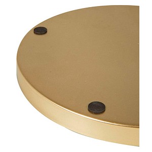 4006166936586 - Dekoartikel eukalyptus gold Metall-Tablett Ø 300 cm