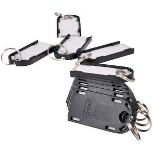 8717448015368 - 10 pavo Schlüsselanhänger schwarz  8717448015368 pavo 10 Stück