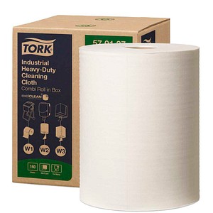TORK Putztuchrolle Premium Combi Roll W1/2/3 Industrie 1-lagig weiß, 160 Blätter, 1 Rolle