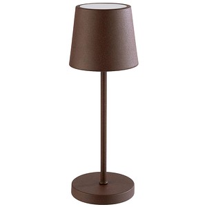 APS MERLE MINI LED Akku-Tischleuchte rostfarben 2,0 W