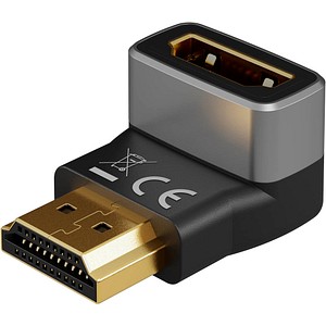 4040849720116 - GOOBAY 72011 - Adapter HDMI Stecker Buchse 8K 60 Hz 270° vertikal 4040849720116 - GOOBAY 72011 - Adapter HDMI Stecker Buchse 8K 60 Hz 270° vertikal